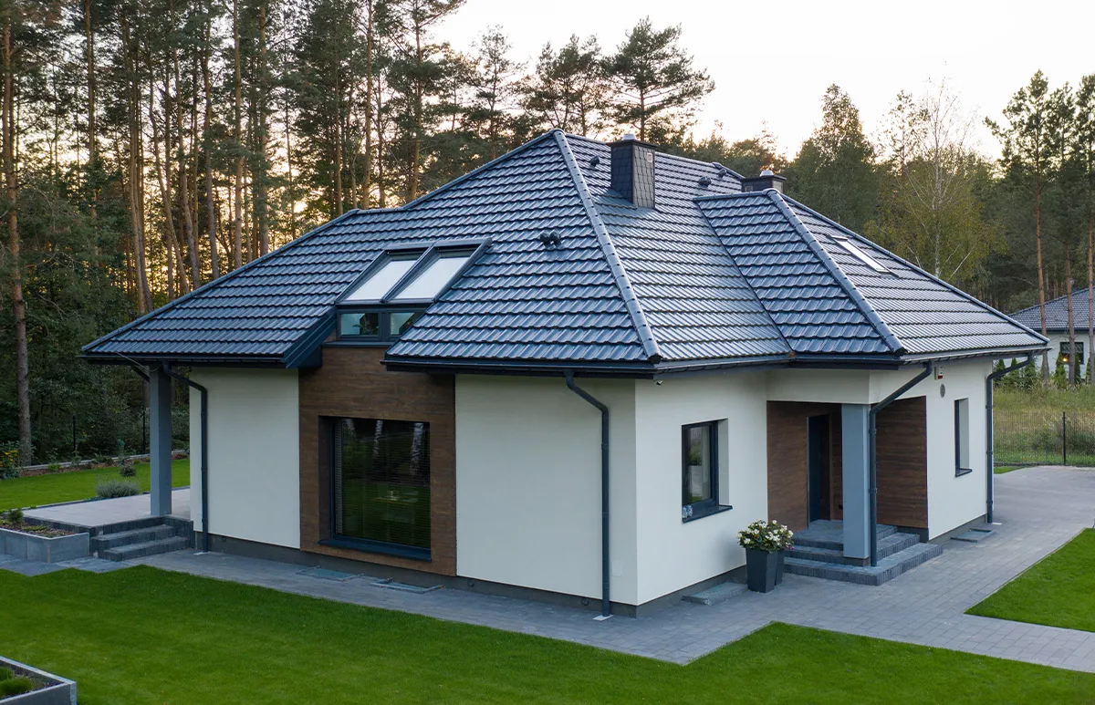 Szary dach - modne pokrycie dachowe