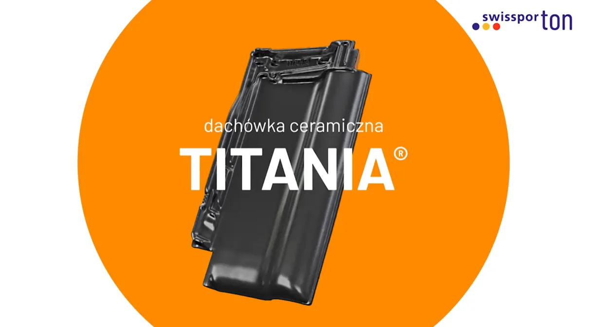 Dachówka ceramiczna TITANIA (holenderka płaska) | swissporTON