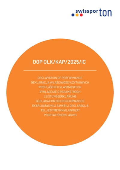 Deklaracja Właściwości Użytkowych (DOP 2) - KAPSTADT