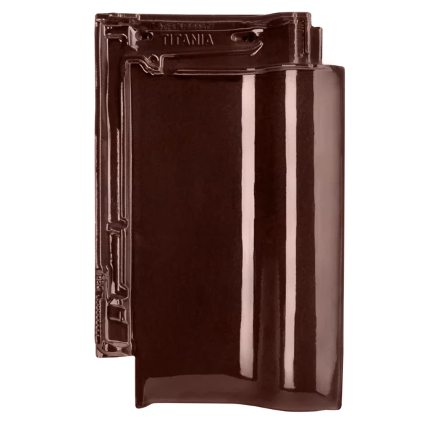 TITANIA basic tile brown glaze icon enface product photo