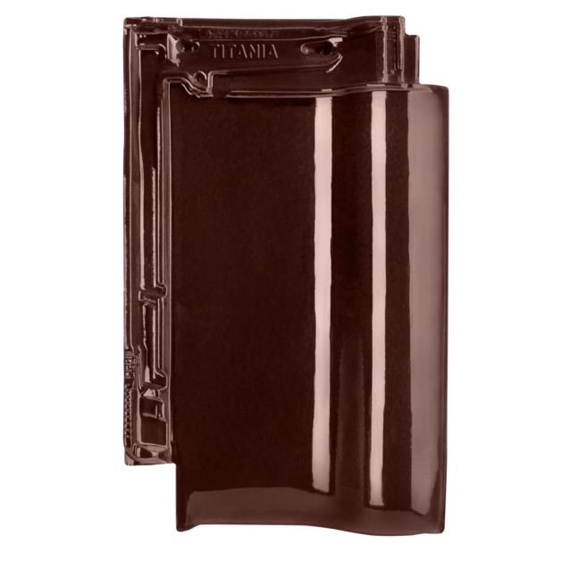 TITANIA basic tile brown glaze icon enface product photo