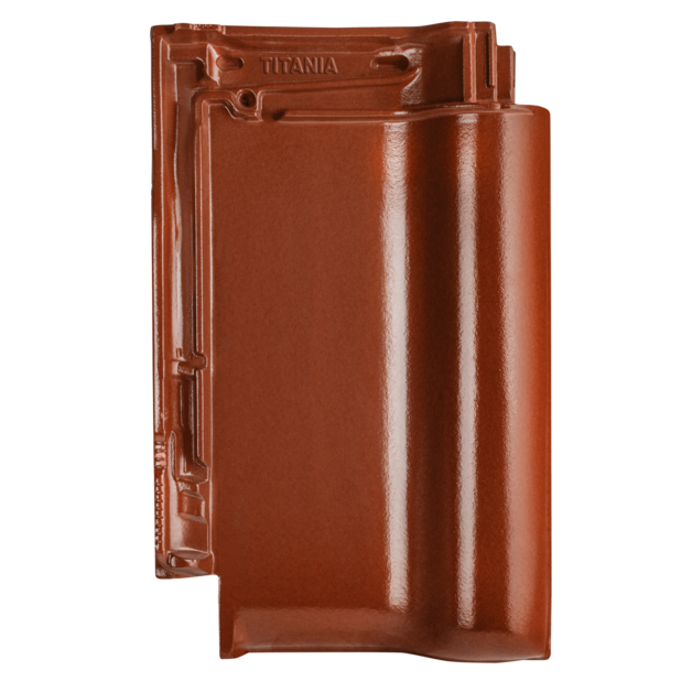 TITANIA basic tile copper red engobe enface product photo