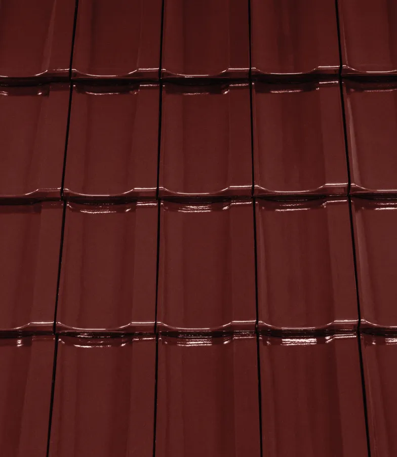 Czerwień winna glazura