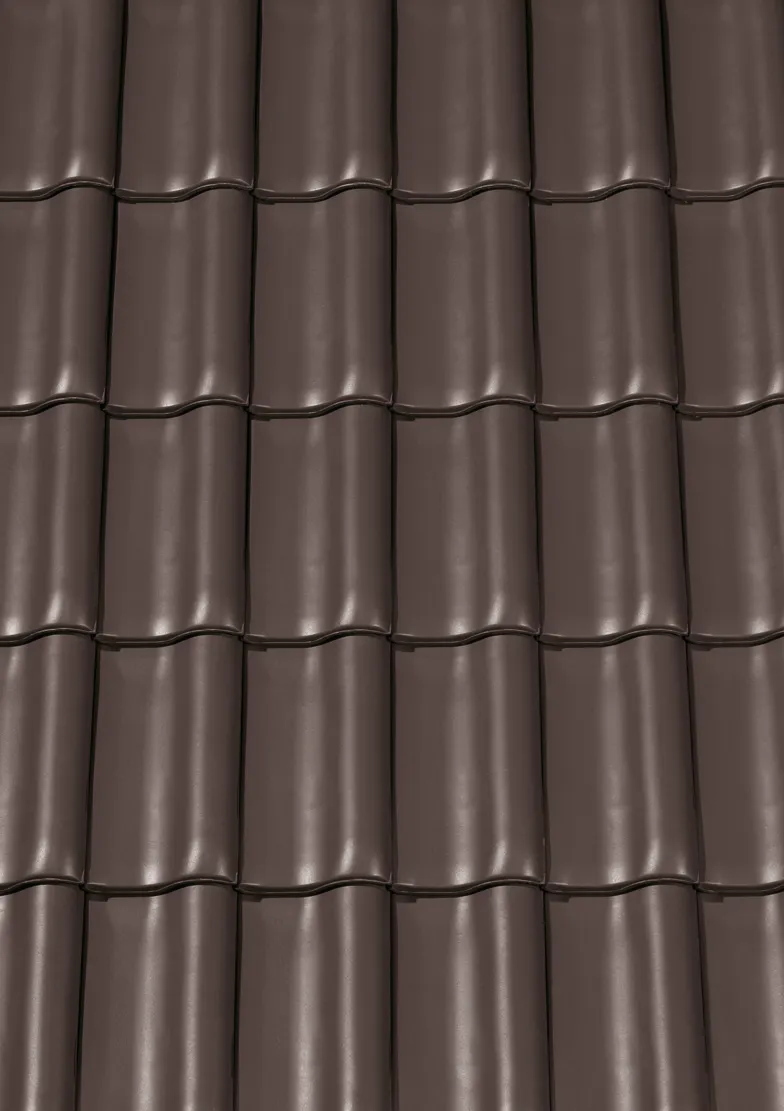 Ciemnobrązowa angoba