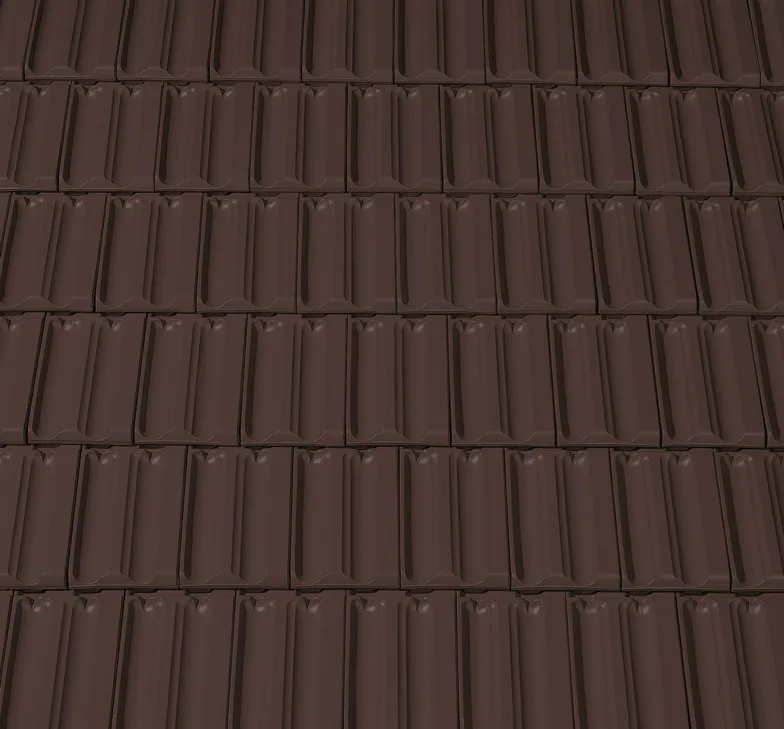 Ciemnobrązowa angoba