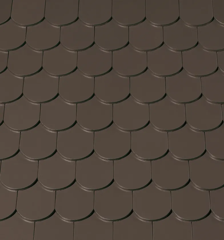 Ciemnobrązowa angoba