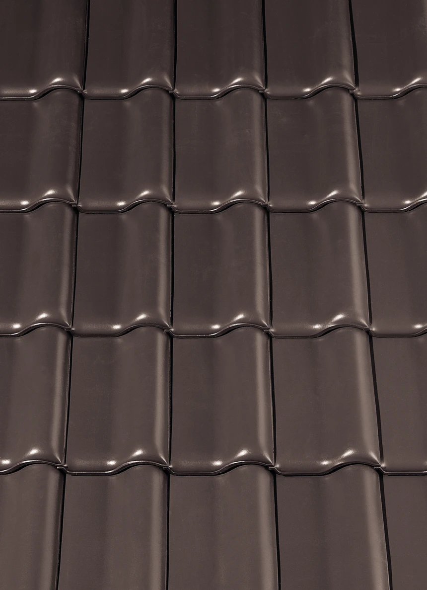 Ciemnobrązowa angoba