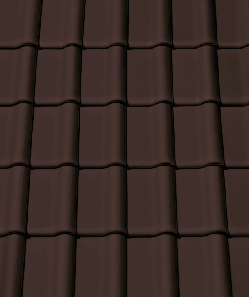 Ciemnobrązowa angoba