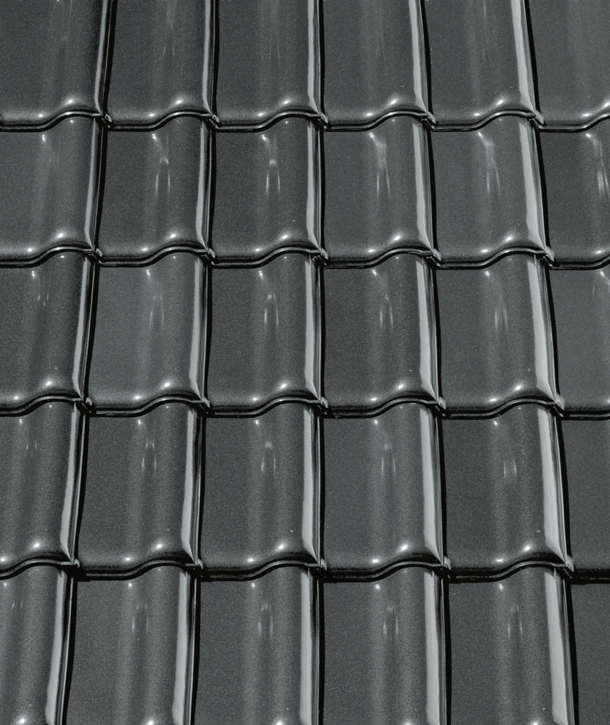 W kolorze łupka kryształowa glazura