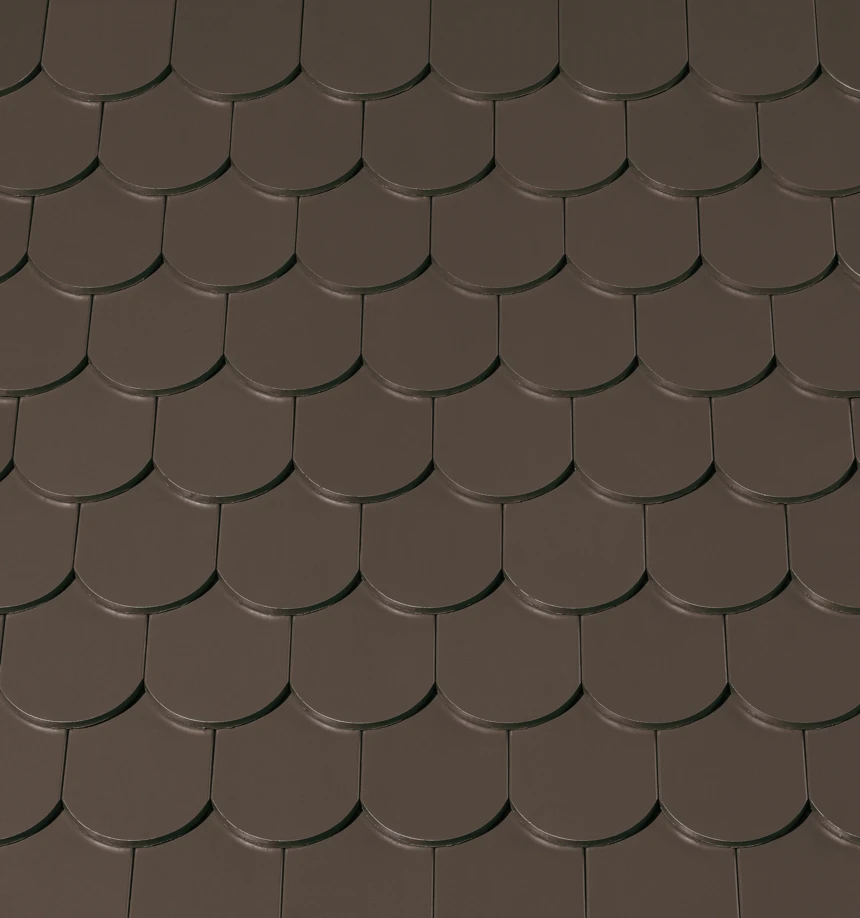 Ciemnobrązowa angoba