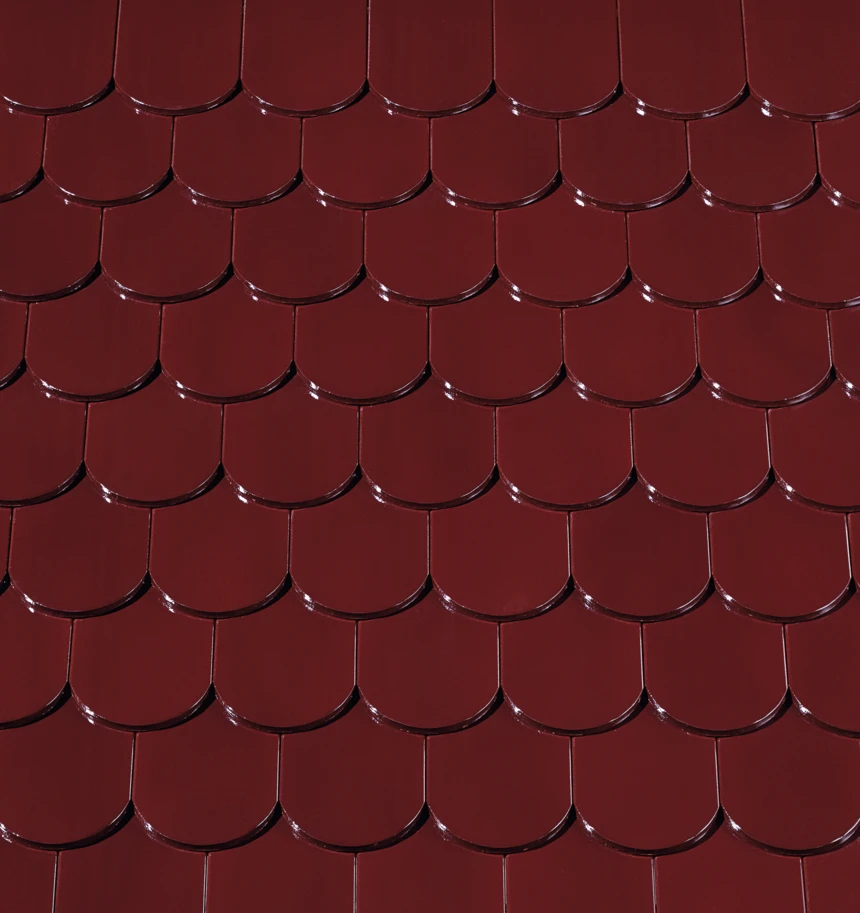 Czerwień winna glazura