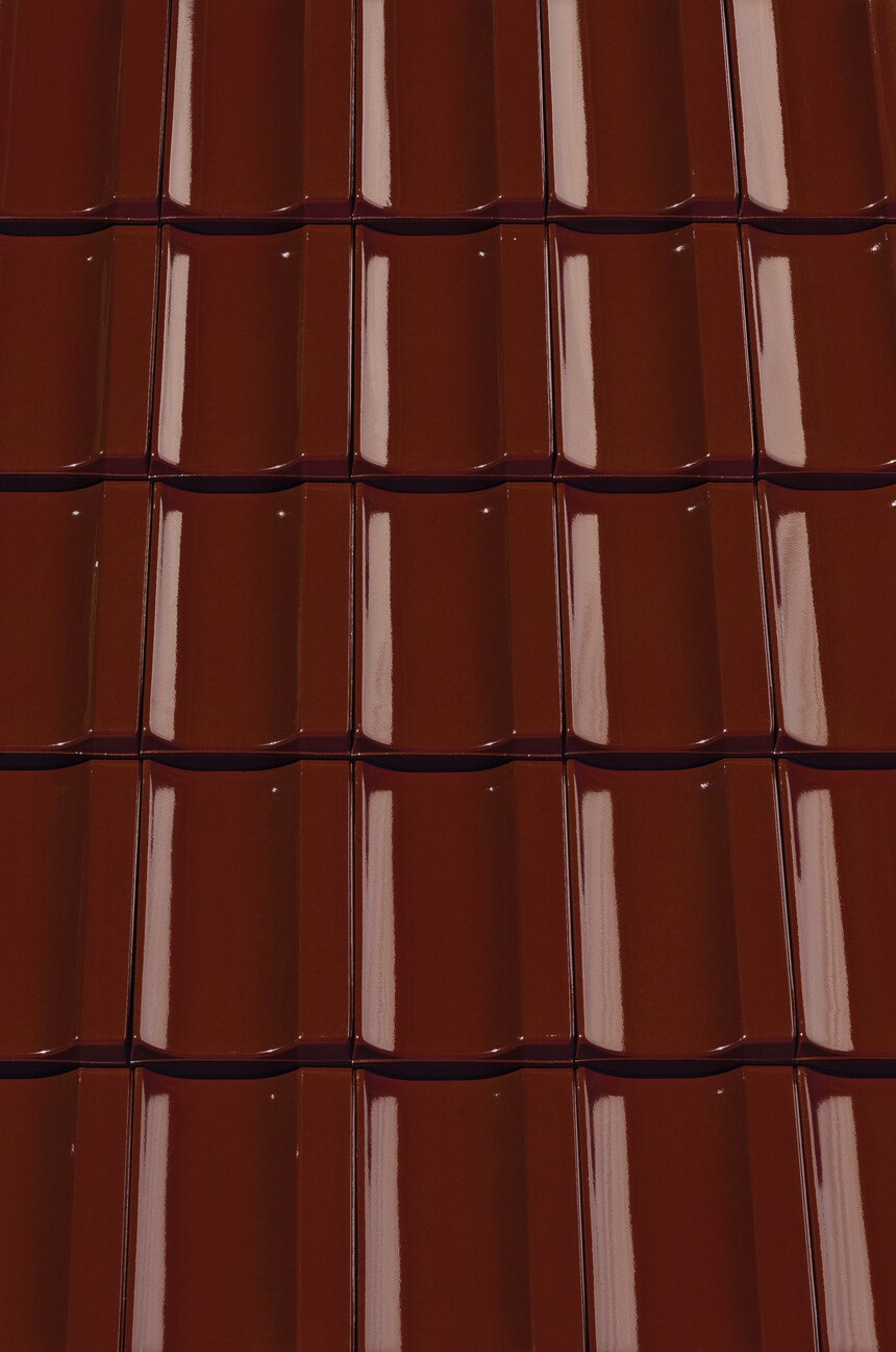 Czerwień winna glazura – laying