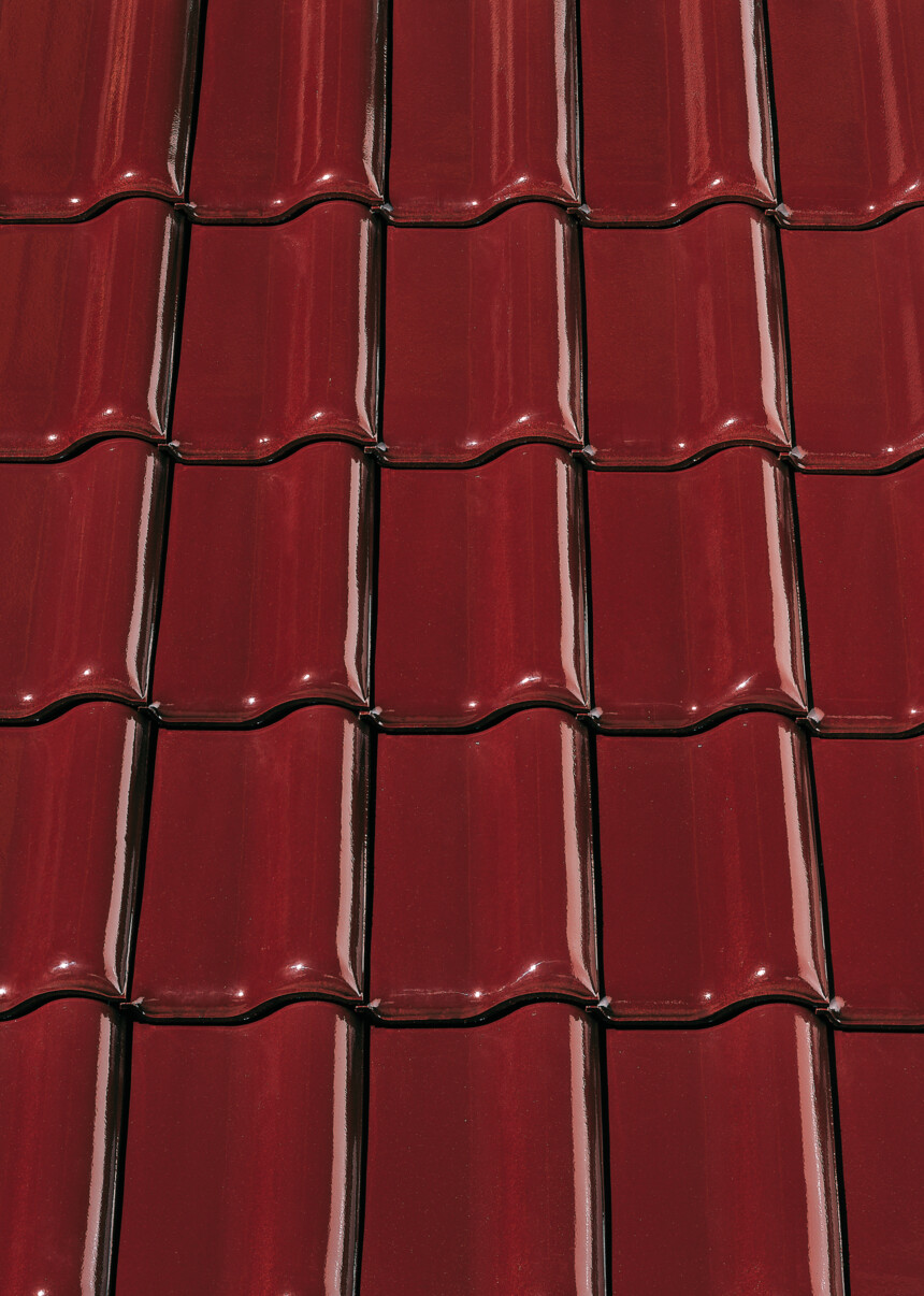 Czerwień winna glazura – laying