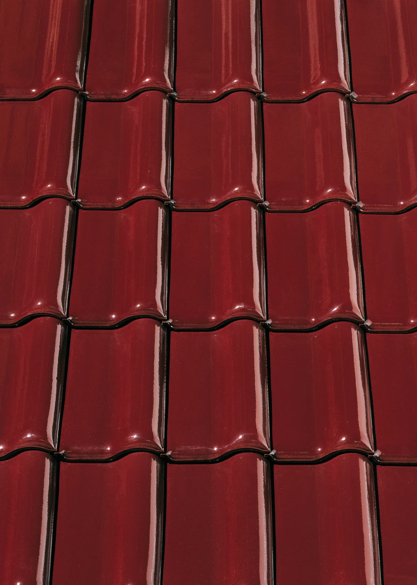 Czerwień winna glazura