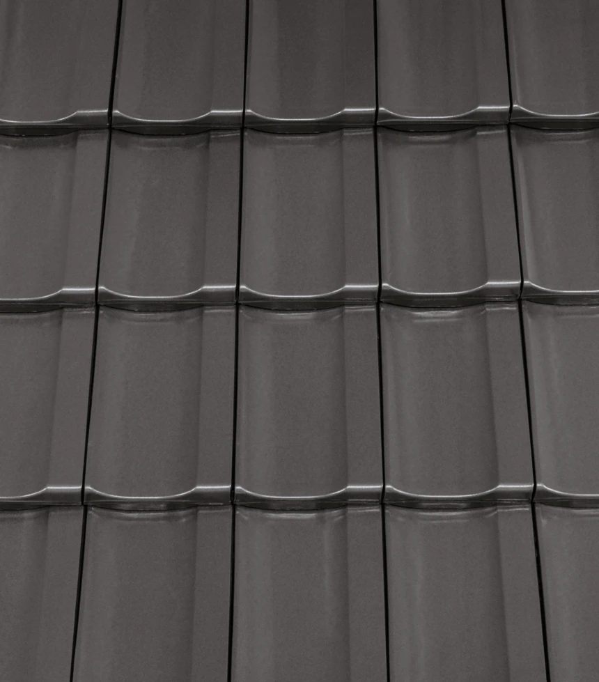 W kolorze łupka kryształowa glazura