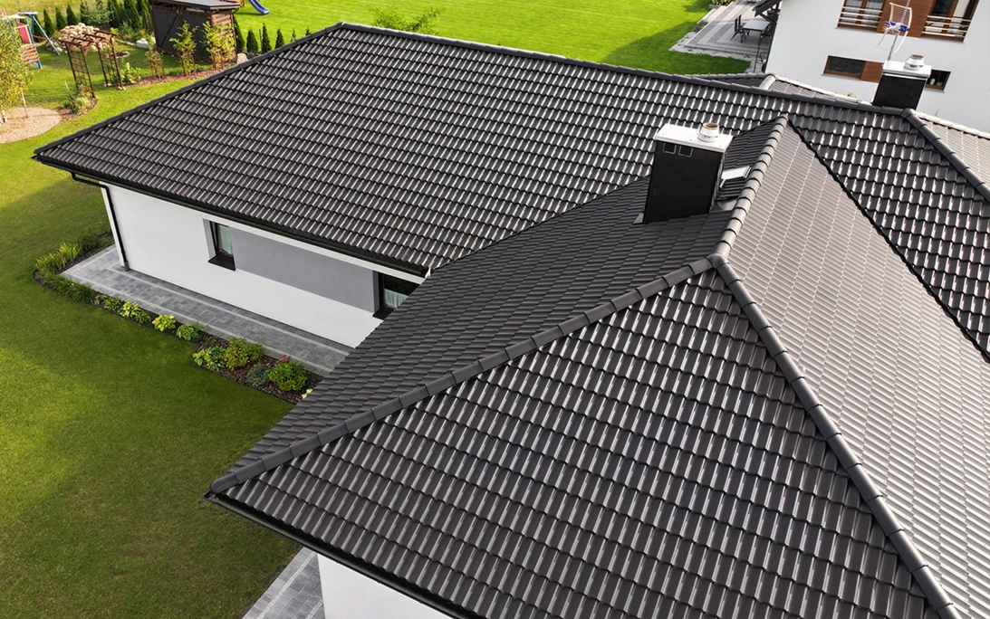 Dach z dachówek cementowych
